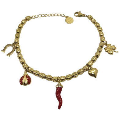 PULSERA ZO12827B Plateado Acero Inoxidable -2C43