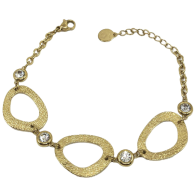 PULSERA ZO12817B Dorado Acero Inoxidable -2B45
