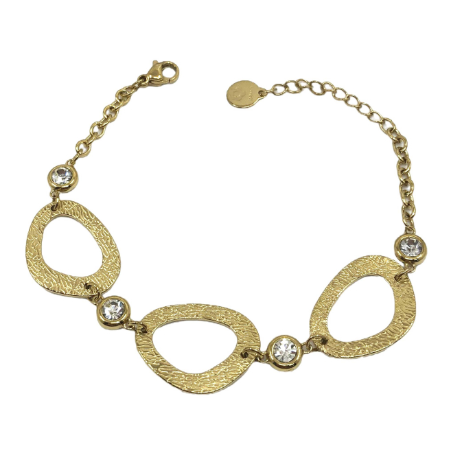 PULSERA ZO12817B Dorado Acero Inoxidable -2B45