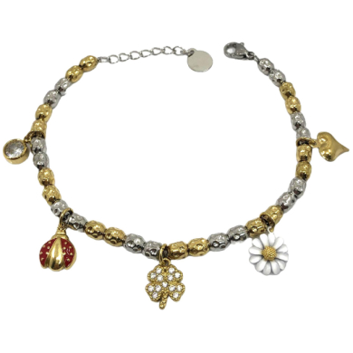 PULSERA ZO12825B Dorado Acero Inoxidable -2C43