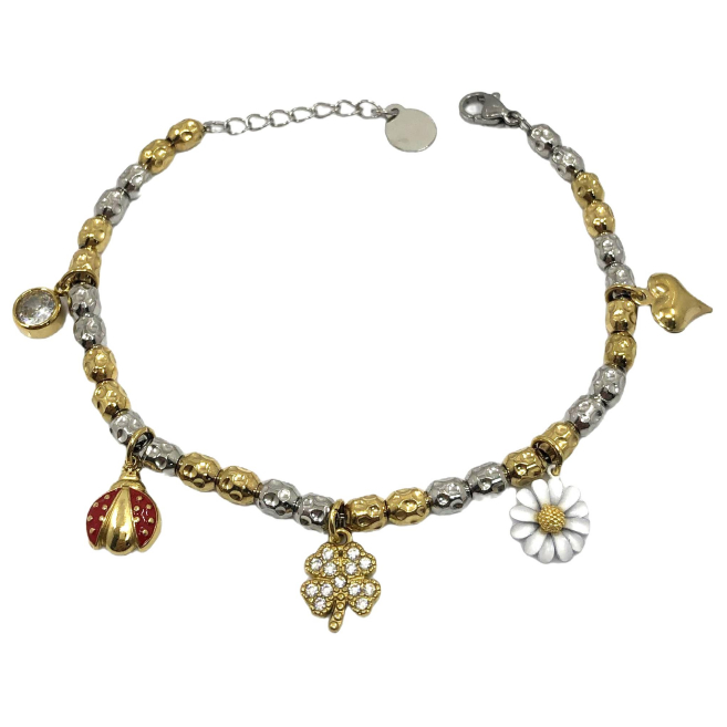 PULSERA ZO12825B Plateado Acero Inoxidable -2C43