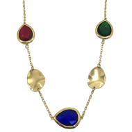 COLLAR ZO12778N D Multicolor Acero Inoxidable