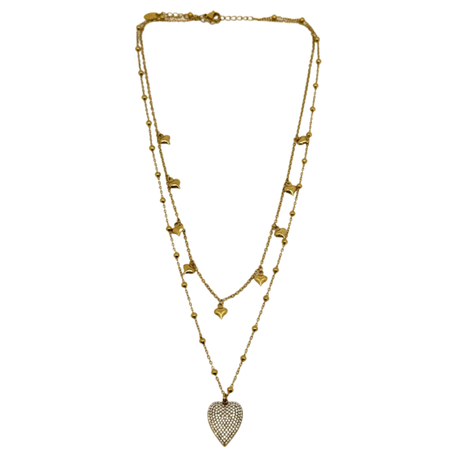 COLLAR ZO12772N Dorado Acero Inoxidable -E44