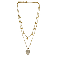 COLLAR ZO12772N Dorado Acero Inoxidable -E44