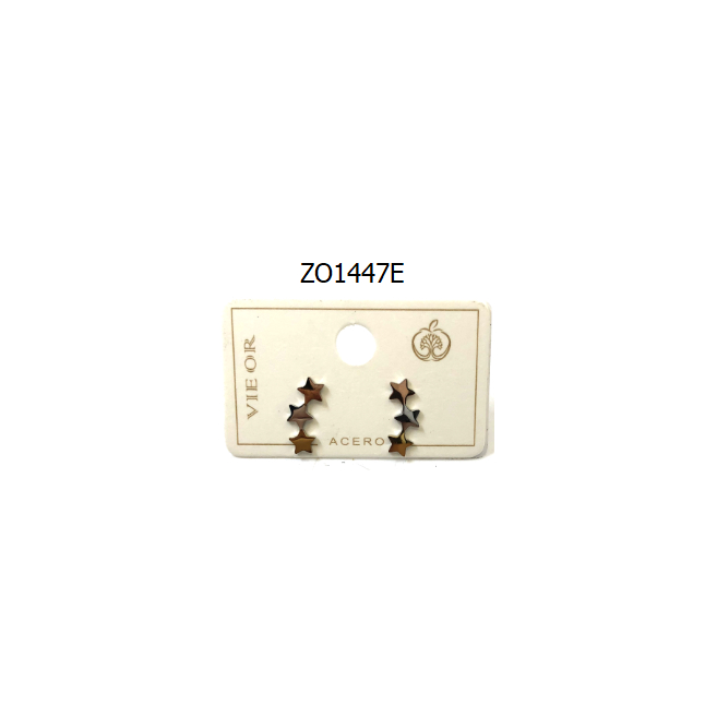 ARETES ZO1447E Plateado Acero Inoxidable -F16