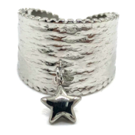 ANILLO ZO10292R Plateado Acero Inoxidable -A35