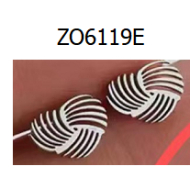 ARETES ZO6119E Plateado Acero Inoxidable -G12