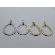 ARETES Y00248 Plateado Acero Inoxidable F510