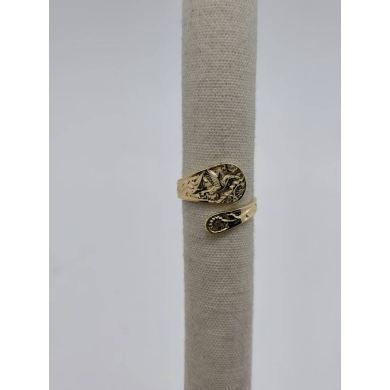 ANILLO Y00257 Dorado Acero Inoxidable -2A34