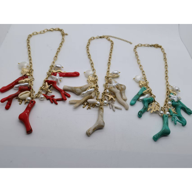 COLLAR Y00269 Rojo Acero Inoxidable -2D55