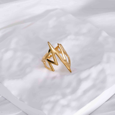 ANILLO ZO10250R150 Dorado Acero Inoxidable -2A24