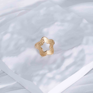 ANILLO ZO8742R Dorado Acero Inoxidable -A36