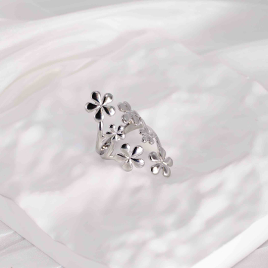 ANILLO ZO10271R Plateado Acero Inoxidable -A52