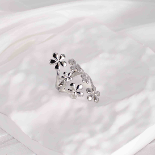 ANILLO ZO10271R Plateado Acero Inoxidable -A52