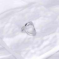 ANILLO ZO8237R Plateado Acero Inoxidable -2A43