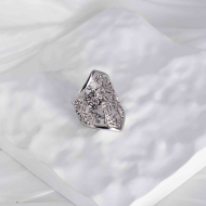 ANILLO ZO8822R Plateado Acero Inoxidable -2A52