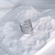 ANILLO ZO8814R Plateado Acero Inoxidable -A52