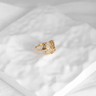 ANILLO ZO8642R Dorado Acero Inoxidable -2A25