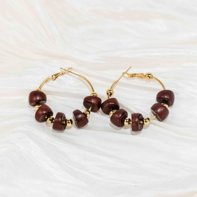 ARETES Y00127 Marron Acero  Inoxidable -F34