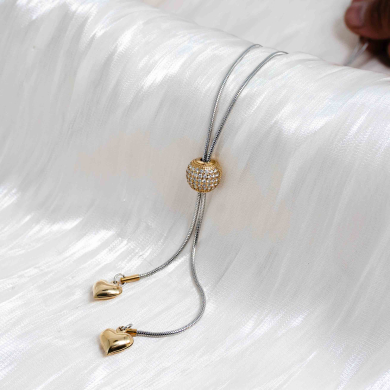 Collar ZO11845N Bicolor Acero Inoxidable