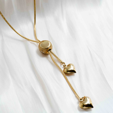 Collar ZO11845N Dorado Acero Inoxidable