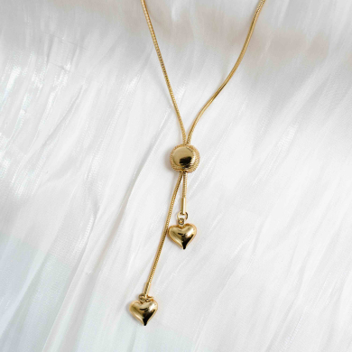 Collar ZO11845N Dorado Acero Inoxidable