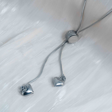 Collar ZO11845N Plateado Acero Inoxidable