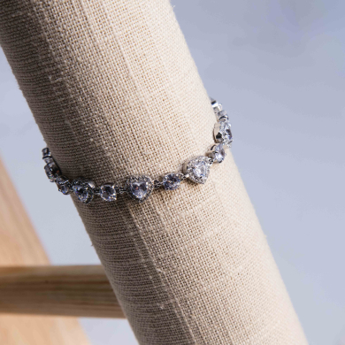 PULSERA ZO12851B Plateado Acero Inoxidable -2B21