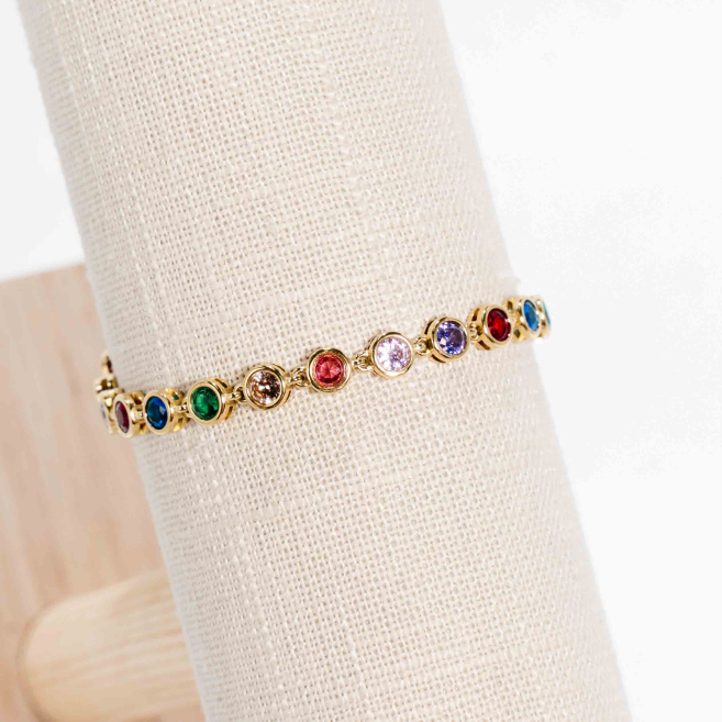 Pulsera ZO10591B550 Dorado multicolor Acero Inoxidable -2B21