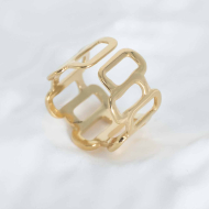 ANILLO ZO8000R Dorado Acero Inoxidable