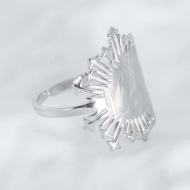 ANILLO ZO8817R Plateado Acero Inoxidable -2A42