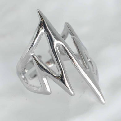 ANILLO ZO10250R150 Plateado Acero Inoxidable -2A24