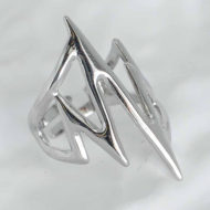 ANILLO ZO10250R150 Plateado Acero Inoxidable -2A24