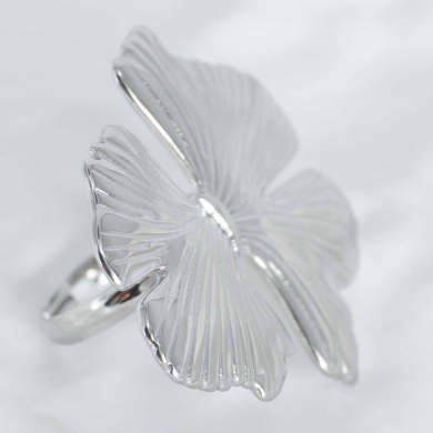 ANILLO ZO10388R150 Plateado Acero Inoxidable -2A54