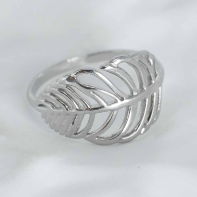 ANILLO ZO8642R Plateado Acero Inoxidable -2A25