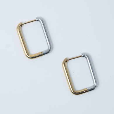 ARETES ZO13043E/2.5*21MM Bicolor Acero Inoxidable -F44