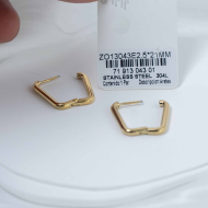 ARETES ZO13043E/2.5*21MM Dorado Acero Inoxidable -F44
