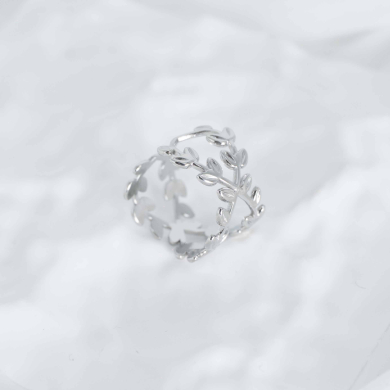 ANILLO ZO10264R150 Plateado Acero Inoxidable -2A43