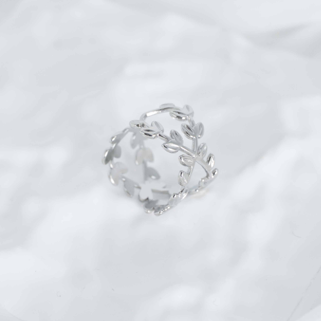 ANILLO ZO10264R150 Plateado Acero Inoxidable -2A43