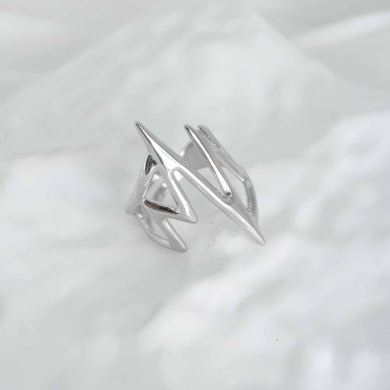 ANILLO ZO10250R150 Plateado Acero Inoxidable -2A24