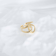 ANILLO ZO8255R Dorado Acero Inoxidable -2A33