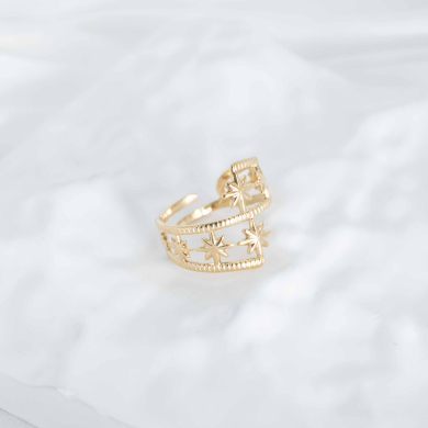 ANILLO ZO10244R150 Dorado Acero Inoxidable -2A53