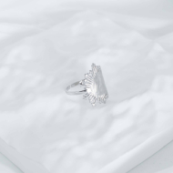 ANILLO ZO8817R Plateado Acero Inoxidable -2A42