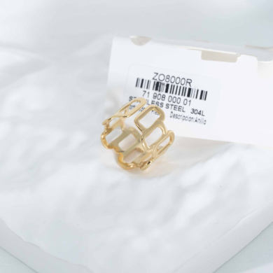 ANILLO ZO8000R Dorado Acero Inoxidable