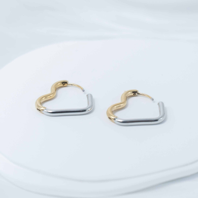 ARETES ZO13040E/2.5*20MM Bicolor Acero Inoxidable -F44