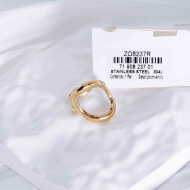 ANILLO ZO8237R Dorado Acero Inoxidable -2A43