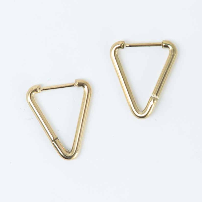 ARETES ZO13038E/15*18MM Dorado Acero Inoxidable -F44