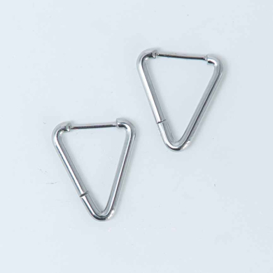 ARETES ZO13038E/15*18MM Plateado Acero Inoxidable -F44