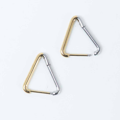 ARETES ZO13038E/15*18MM Bicolor Acero Inoxidable -F44