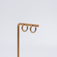 Aretes ZO13028E/2.5*12MM Acero Inoxidable